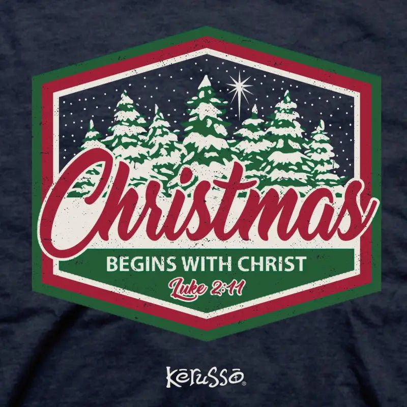 Kerusso Christmas Badge T-Shirt - Unisex T-Shirts