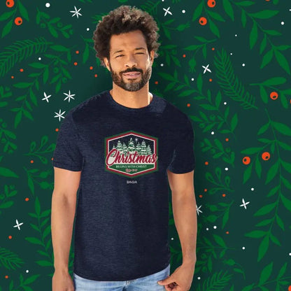Kerusso Christmas Badge T-Shirt - Unisex T-Shirts