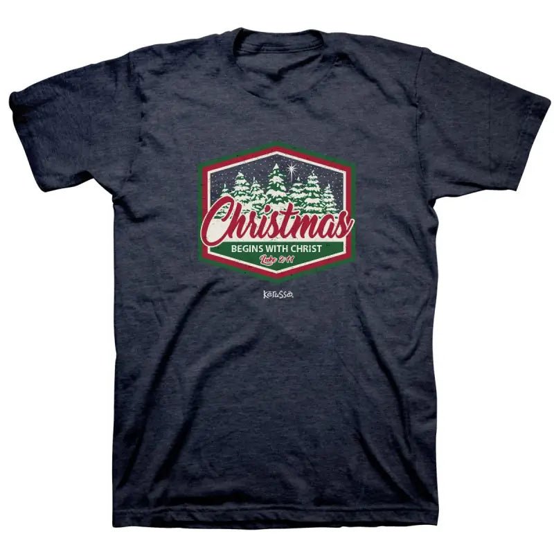 Kerusso Christmas Badge T-Shirt - Unisex T-Shirts