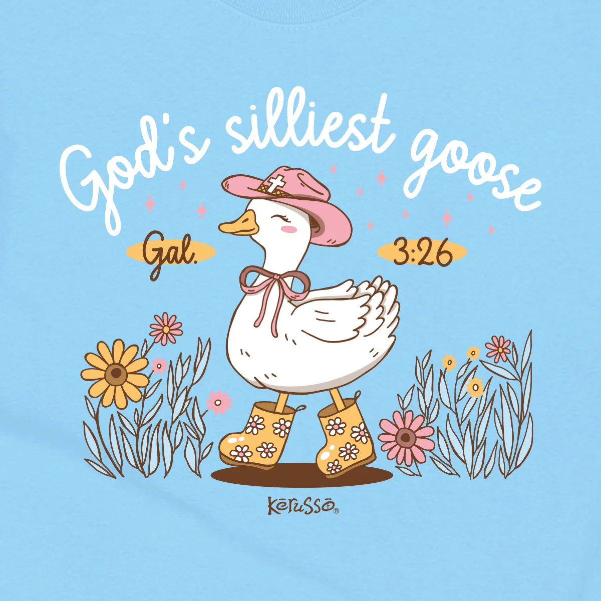 Kerusso Kids T-Shirt Silly Goose | Girl's T-Shirts | 3