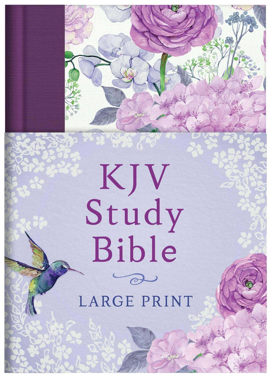 KJV Study Bible, Large Print [Hummingbird Lilacs] | 2FruitBearers