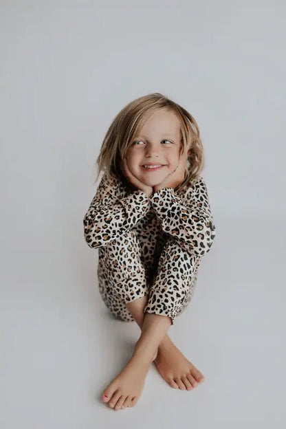 Leopard Jammies by Three Little Tots - Baby Pajamas