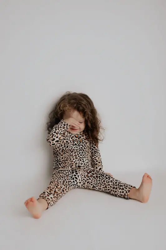 Leopard Jammies by Three Little Tots - Baby Pajamas