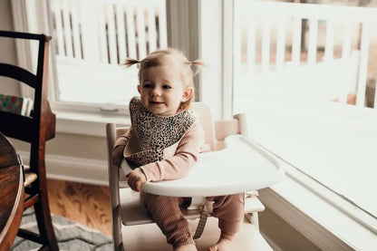 Leopard Silicone Baby Bib by Three Little Tots - Baby Bibs