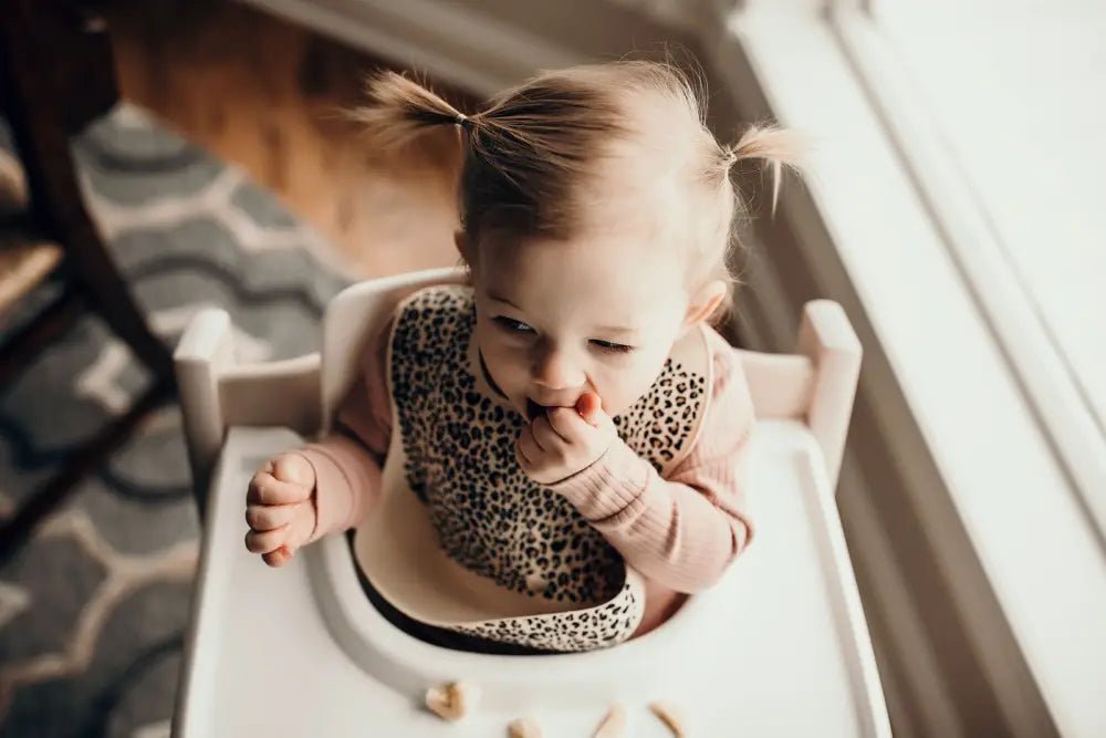 Leopard Silicone Baby Bib by Three Little Tots - Baby Bibs