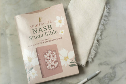 Light for Life NASB Study Bible - Blush Bouquet | 2FruitBearers