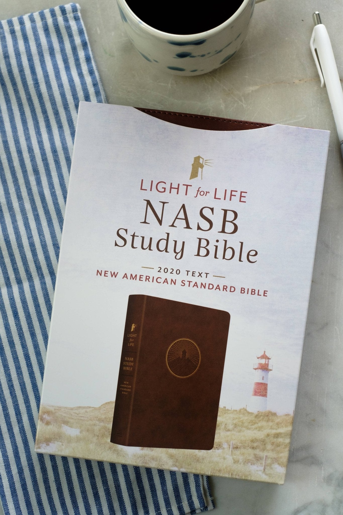 Light for Life NASB Study Bible - Mahogany Lighthouse | 2FruitBearers