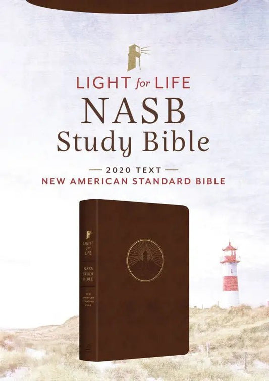 Light for Life NASB Study Bible - Mahogany Lighthouse - Bibles