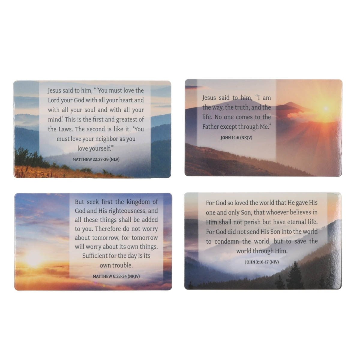 Living Words of Jesus FaithBuilders Set | Scripture Cards | 3