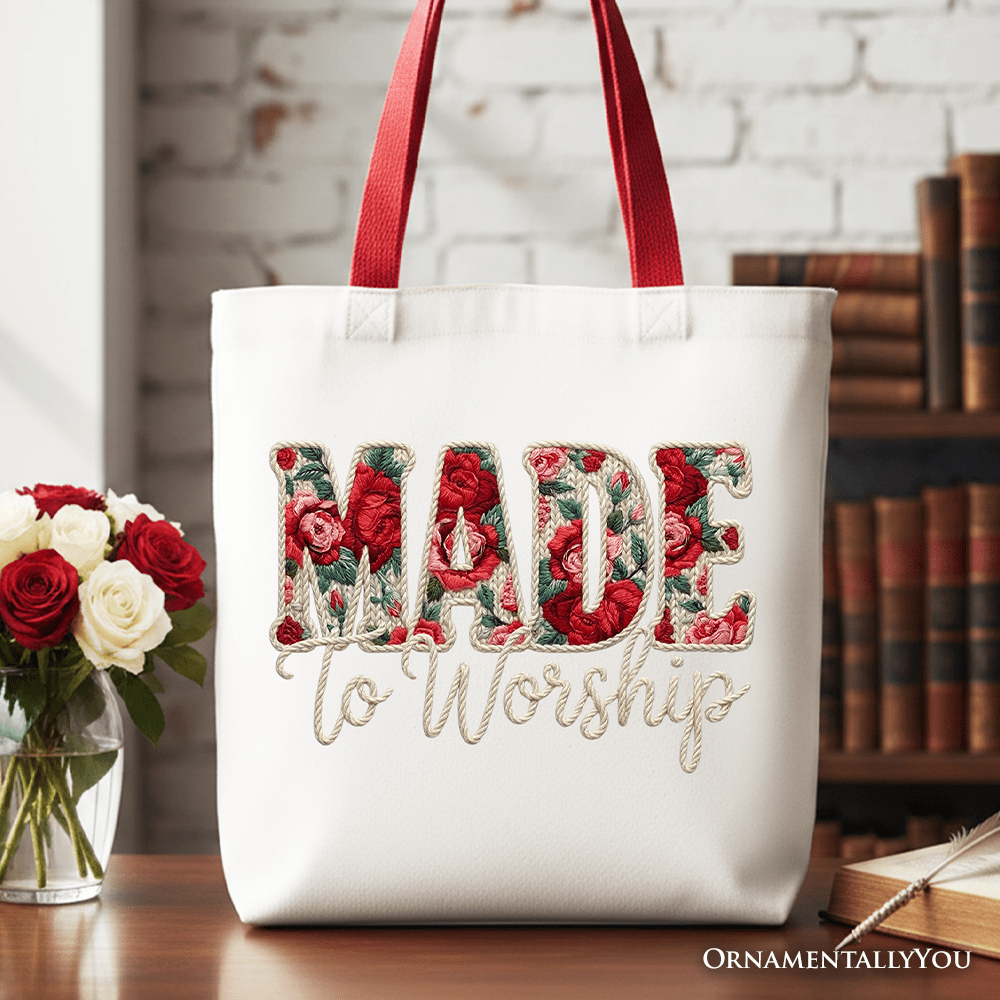 Made to Worship Christian Tote Bag | Bags | 1