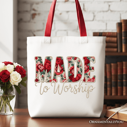Made to Worship Christian Tote Bag | Bags | 1