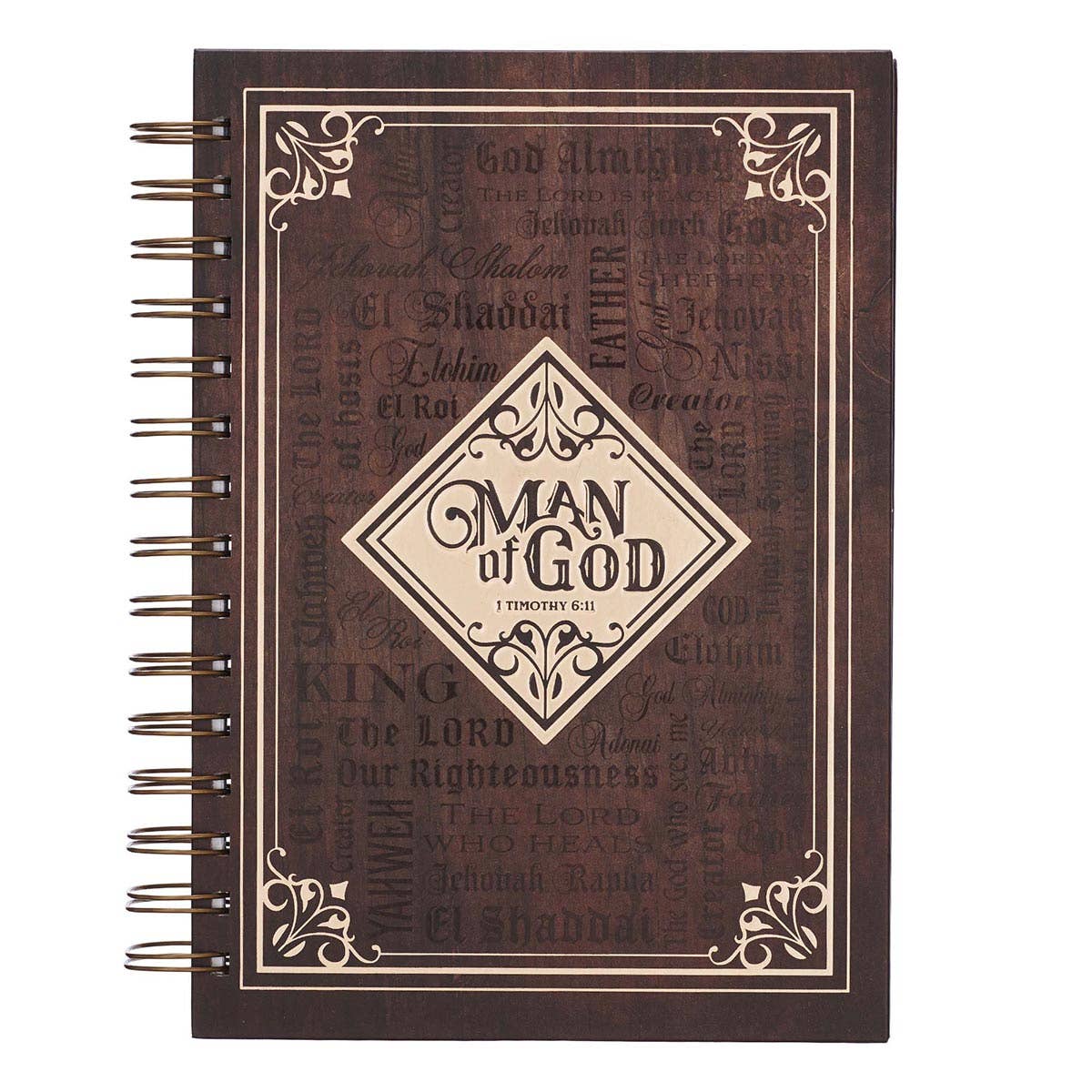 Man of God Spiral Journal – 1 Timothy 6:11 | Journals | 1