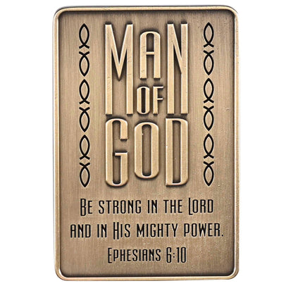 Man Of God Visor Clip - Ephesians 6:10 | 2FruitBearers