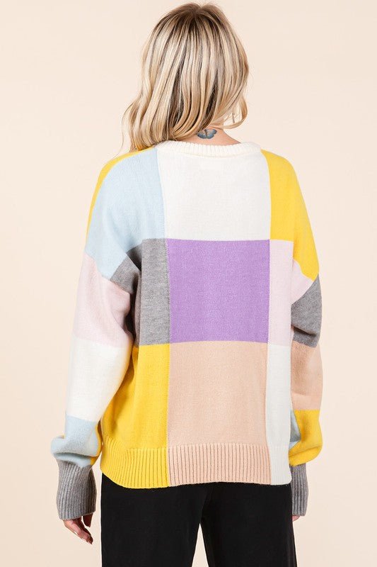 Mittoshop Color Block Round Neck Sweater | Sweaters | 4