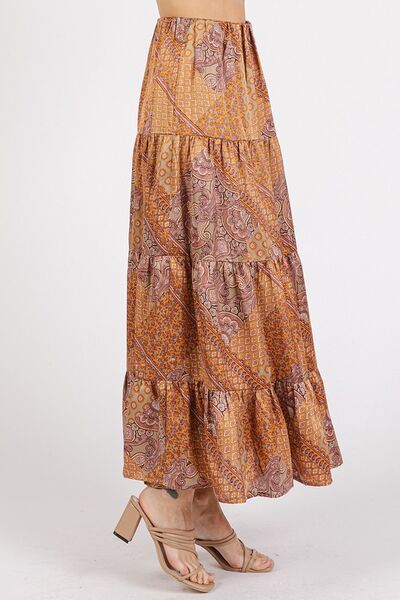 Mittoshop Paisley Patchwork Print Satin Maxi Skirt | Skirts | 2