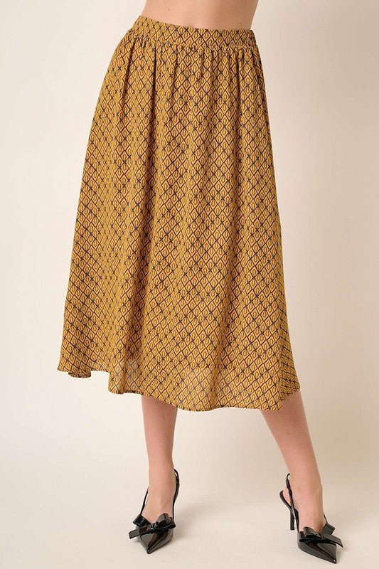 Mittoshop Printed Midi Skirt | Skirts | 3