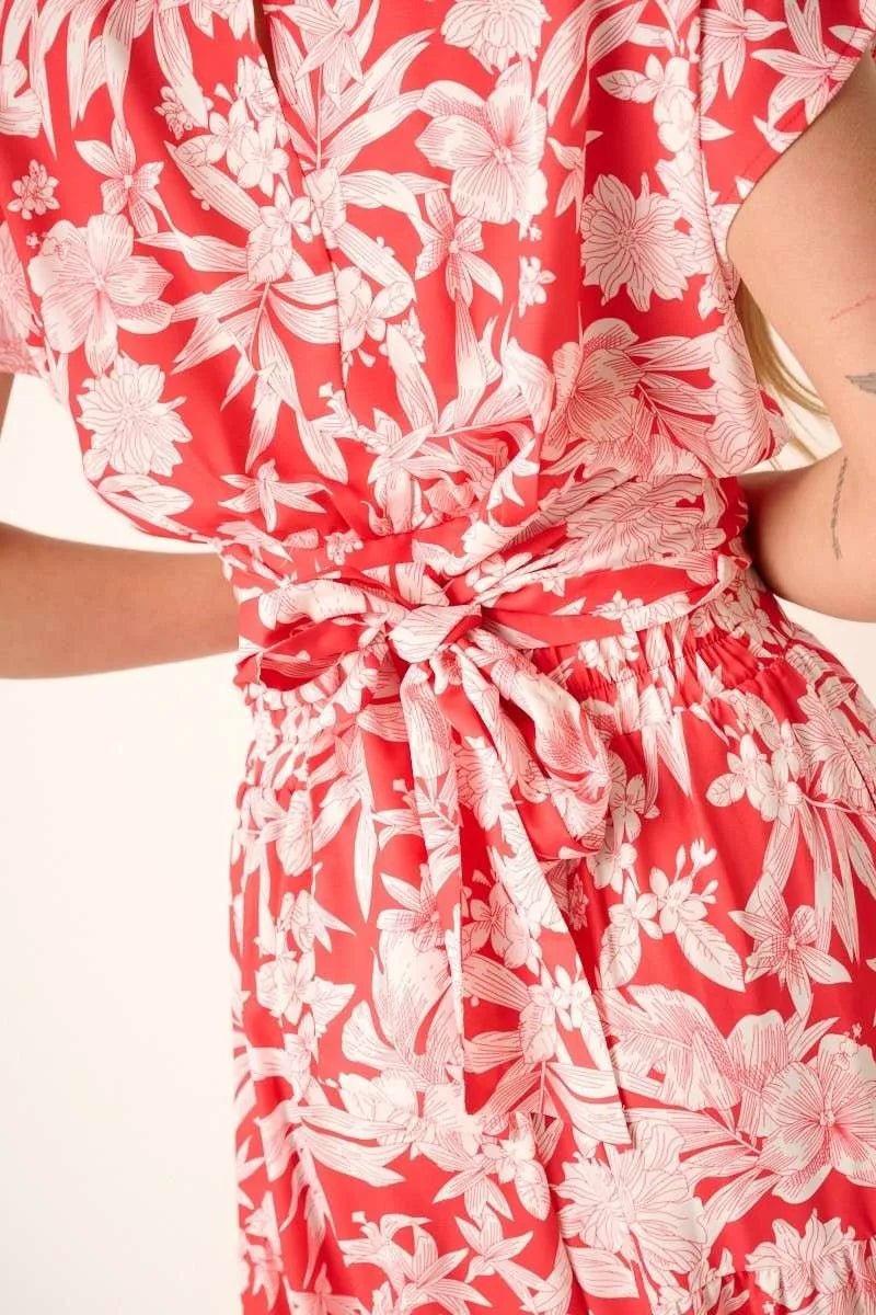 Mittoshop Tropical Print Top and Skirt Set | | 7