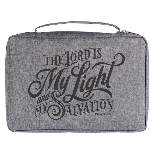 My Light and Salvation Gray Value Bible Cover | 2FruitBearers