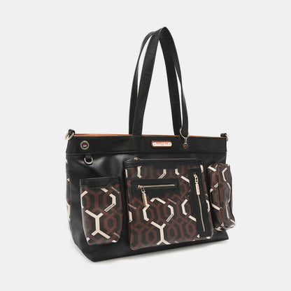 Nicole Lee USA Geometric Pattern Large Handbag | Handbags | 2