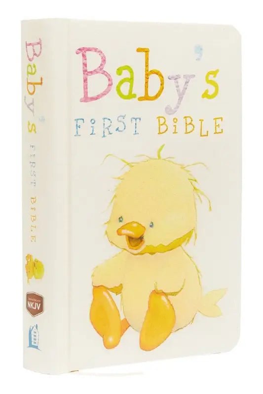 NKJV Baby’s First Bible – Hardcover Christian Baby Gift with Scripture & Duck Design by Beverly Luedecke - Bibles
