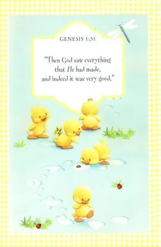 NKJV Baby’s First Bible – Hardcover Christian Baby Gift with Scripture & Duck Design by Beverly Luedecke - Bibles