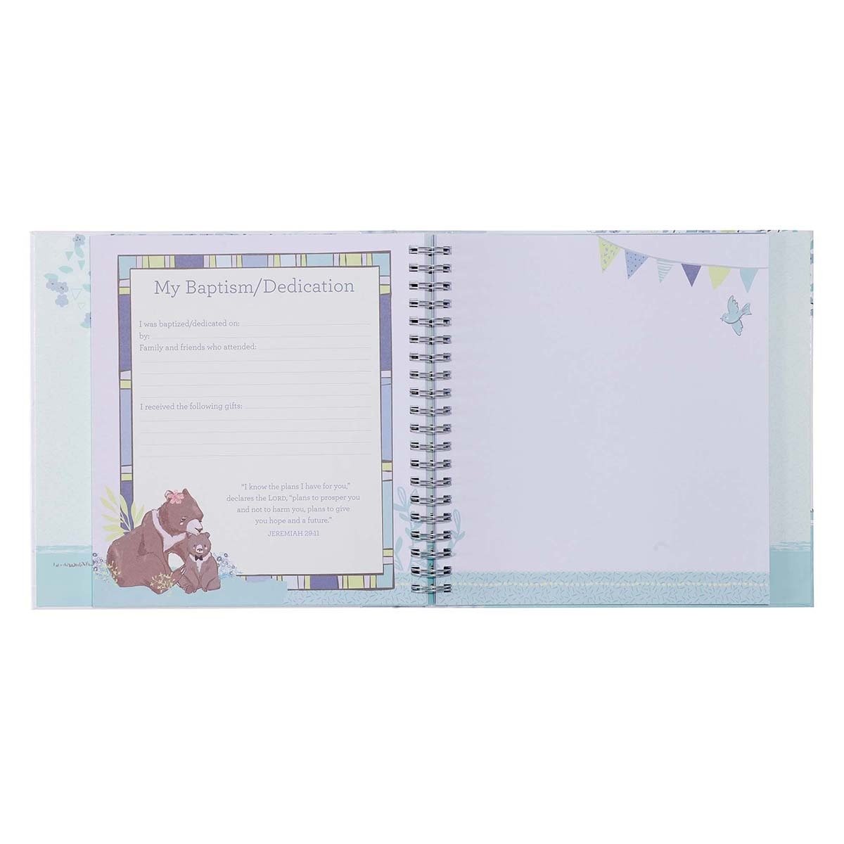 Our Baby Boy's First Year Padded Hardcover Memory Book | Memory Books | 8