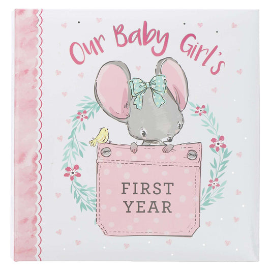 Our Baby Girl's First Year Padded Hardcover Memory Book | Memory Books | 1