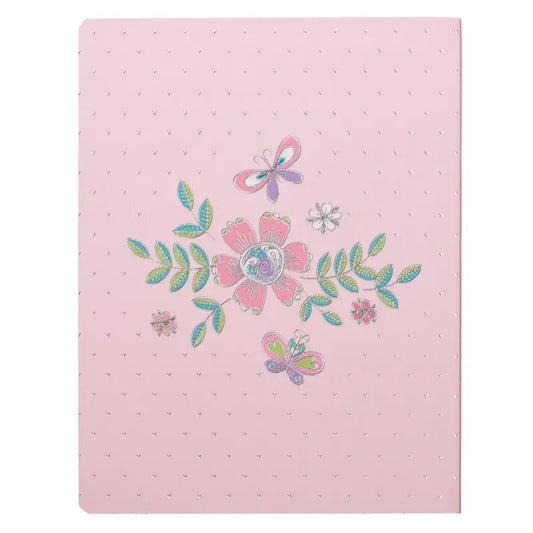 Pink Floral Heart Flexcover My Creative Bible for Girls - ESV Journaling Bible - Bibles