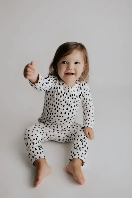 Polka Dot Kids Pajamas by Three Little Tots - Baby Pajamas