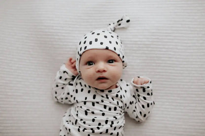 Polka Dot Newborn Hat by Three Little Tots - Baby Hats