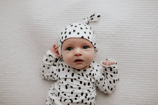 Polka Dot Newborn Hat by Three Little Tots - Baby Hats