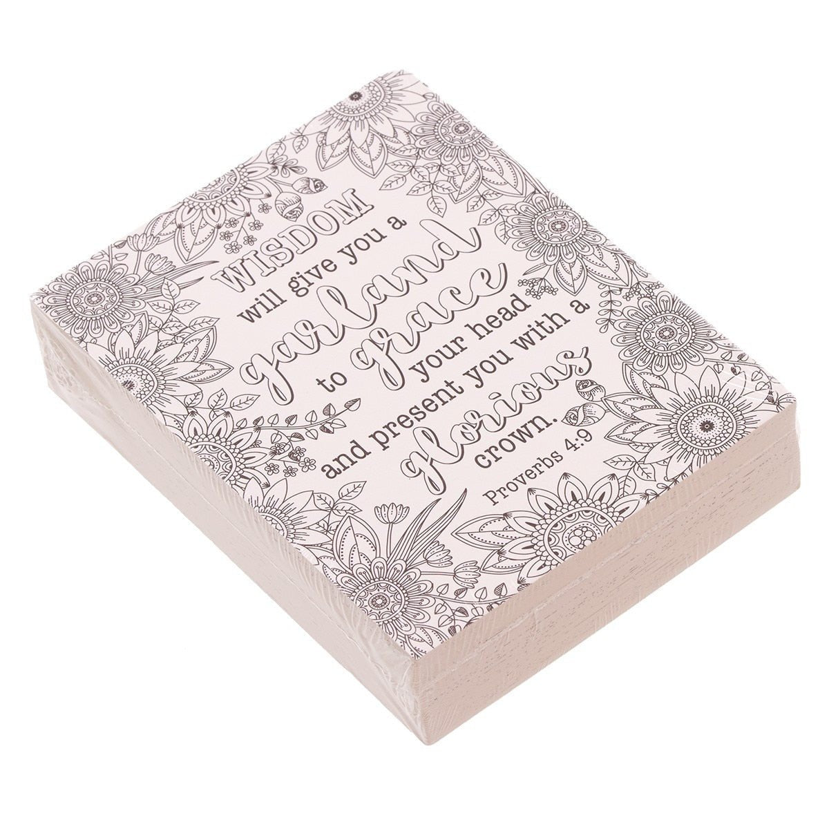 Proverbs in Color Coloring Cards | Scripture Cards | 6