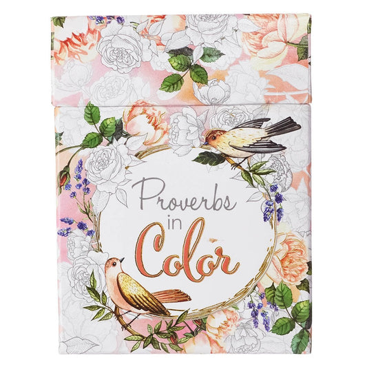Proverbs in Color Coloring Cards | Scripture Cards | 1