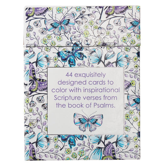 Psalms in Color Coloring Cards | Scripture Cards | 2