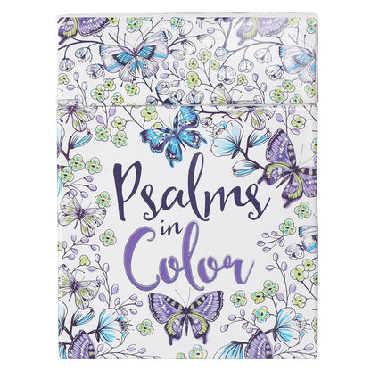 Psalms in Color Coloring Cards | Scripture Cards | 1
