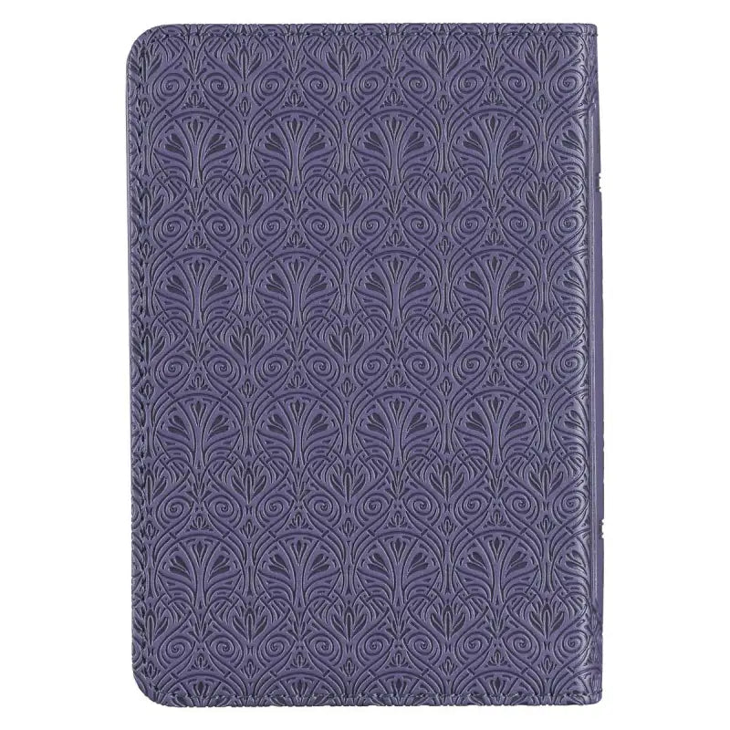 Purple Faux Leather King James Version Mini Pocket Bible - Bibles