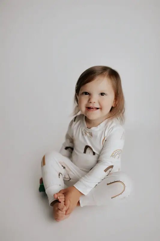 Rainbow Jammies by Three Little Tots - Baby Pajamas