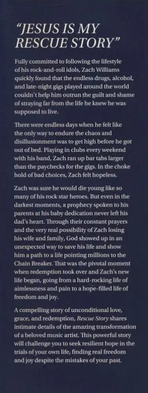 Rescue Story - Biography