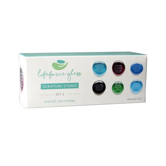 Scripture Stones in Deluxe Gift Box Set I - Stones boxed set scripture stones