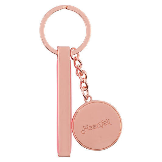 Shine Your Light Pink Petals Rose Gold Key Ring | Keychains | 2
