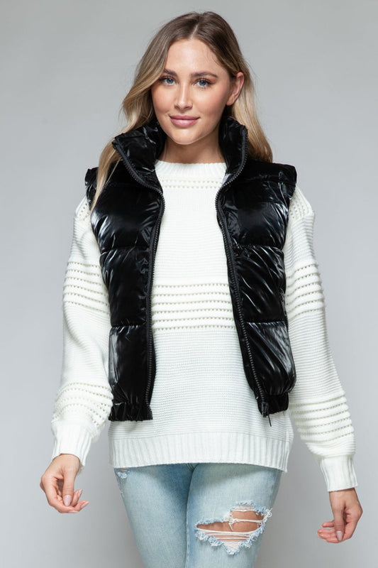 Snobbish Fine Fur Lining Quilted Vest | Vests | 1