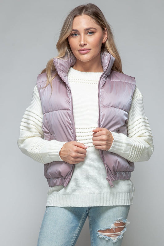 Snobbish Fine Fur Lining Quilted Vest | Vests | 1