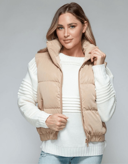 Snobbish Fine Fur Lining Quilted Vest | Vests | 2