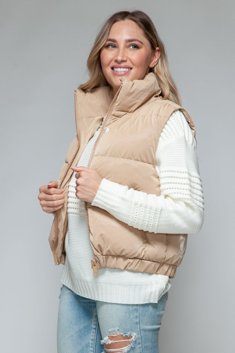 Snobbish Fine Fur Lining Quilted Vest | Vests | 4