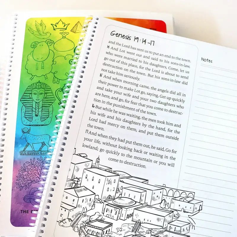 The Book of Genesis - Spiral Bible for Kids - Spiral Bibles spiral-bound bible study notebook