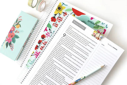 KJV New Testament - Field of Flowers Spiral Bible - Spiral Bibles