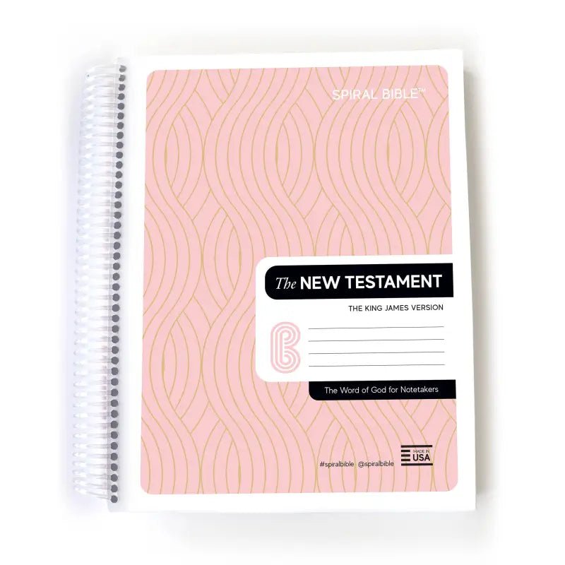 KJV New Testament - Pink Spiral Bible - Spiral Bibles