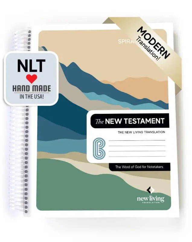 NLT New Testament - Mountains Spiral Bible - Spiral Bibles