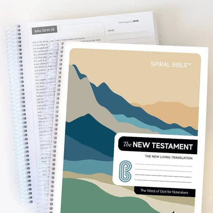 NLT New Testament - Mountains Spiral Bible - Spiral Bibles