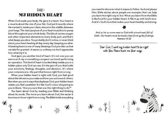 The 100-Day Devotional For Girls - Devotionals children’s devotional page